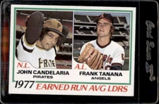 1978 Topps #207 ERA Leaders John Candelaria Frank Tanana - Nice Card