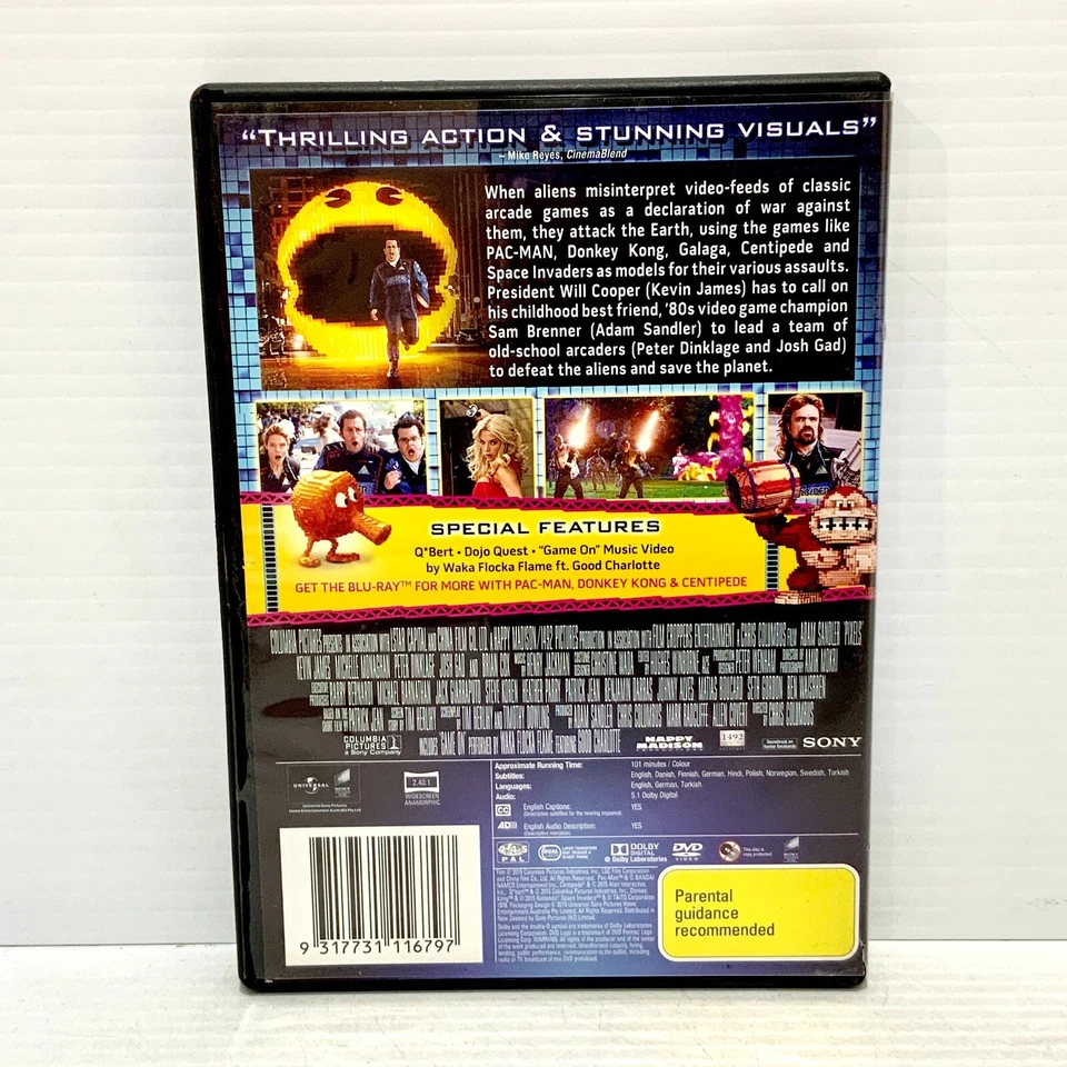 Pixels (2015) - DVD R4 - Probado y funcionando - Envío gratuito Foto 2 de 4