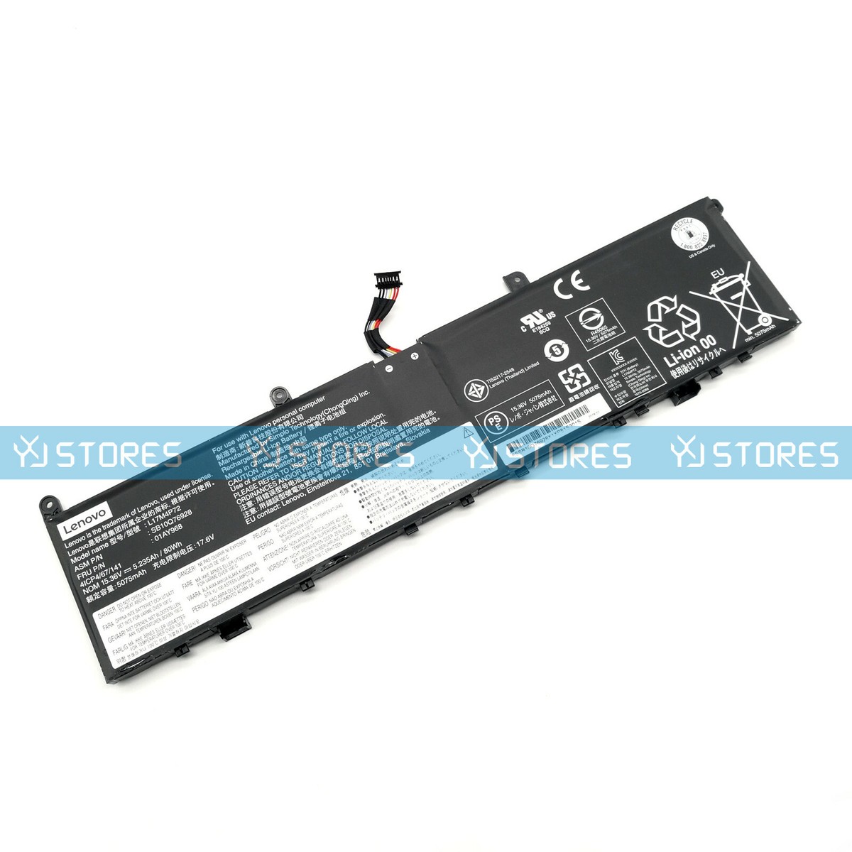 Lenovo Li-ion バッテリー L17C4P71 5080mAh Genuine L17C4P72 L17M4P72 L18M4P71 Battery for Lenovo