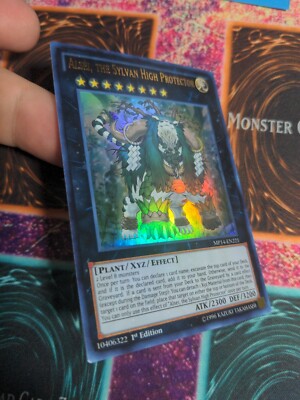 Yu-Gi-Oh! Karte Alsei, The Sylvan High Protector – Ultra Rare, 1st Edition Aus Mega Pack 2014