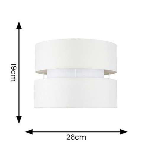 26cm Lamp Shades For Ceiling Light Shade Pendant Drum Lampshade Lightshade - Picture 28 of 48