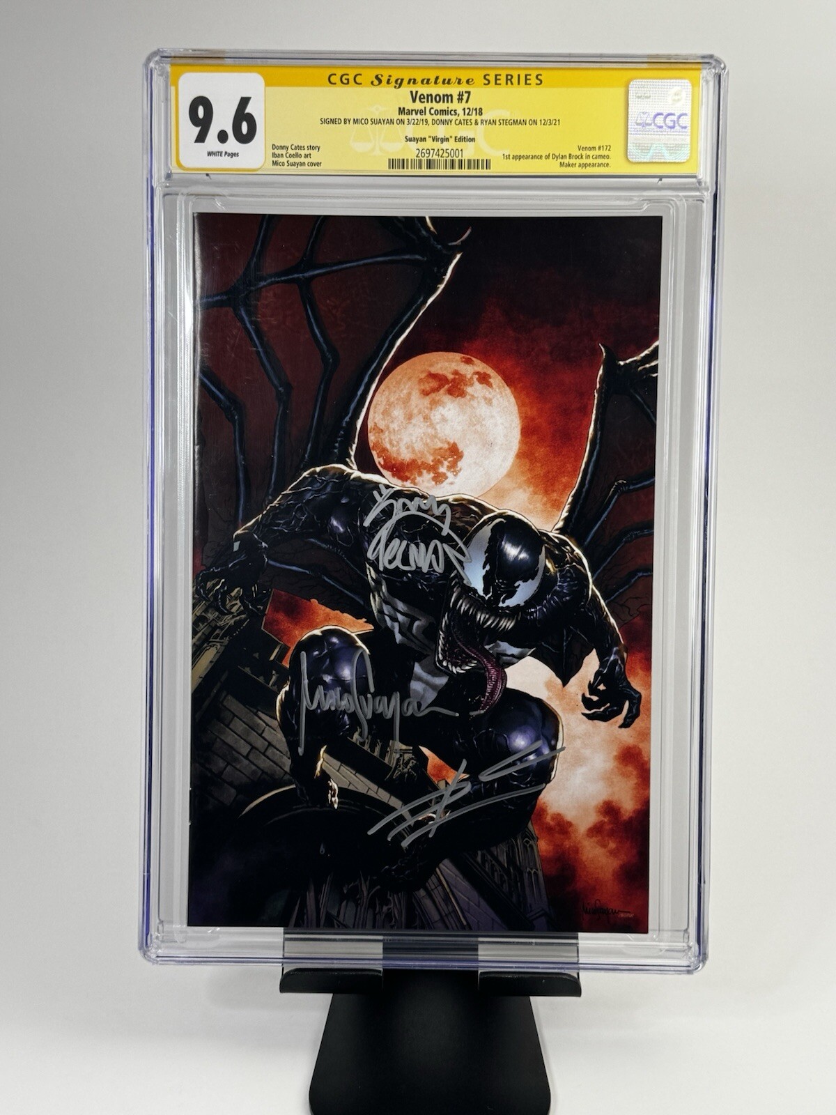 ヴェノム#7 CGC 9.6 クレインバージンバリアント Venom #7 (Frankie's Comics Virgin Edition) Value - GoCollect