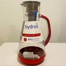 Lot Of 2 Hydros 64 oz. Water Filtration Pitcher