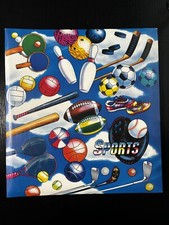 Vintage 1988 Lisa Frank SPORTS Scrapbook