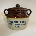 Vintage Durgin Park Market Dining Rooms USA Boston Bean Pot Crock Pot McCoy 0606