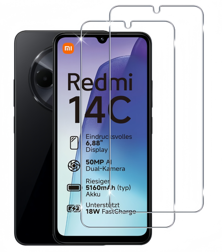 Coque pour Xiaomi Redmi 14C Silicone TPU Souple + 2 Verre trempé Ultra Résistant - Zdjęcie 12 z 17