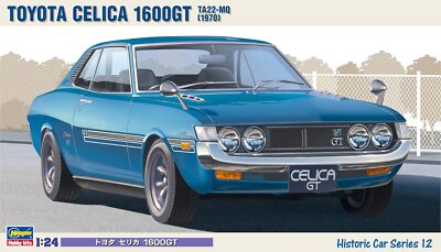 トヨタ・セリカ1600GT & 日産・スカイライン2000GT-R 1/24 HASEGAWA Historic Car 12 1/24 TOYOTA CELICA 1600GT Plastic Model