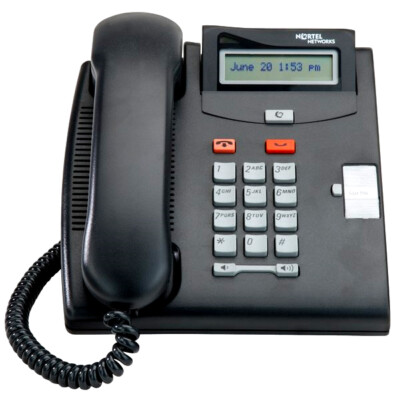 Nortel T7100 schnurgebundenes Business Büro Telefon anthrazit NT8B25AANEE6