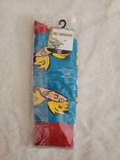 Nickelodeon Hey Arnold Crew Tube Socks - BioWorld LootCrate. Size 10-13.