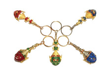 Thai Mask Khon Ramayana/Ramakien Key Ring, Key Chain : 1 set contains 5 pcs.