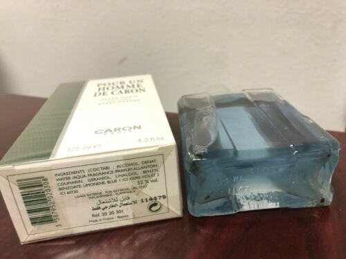POUR UN HOMME by CARON PARIS 4.2 FL oz / 125 ML After Shave Lotion In Sealed Box - Picture 3 of 6