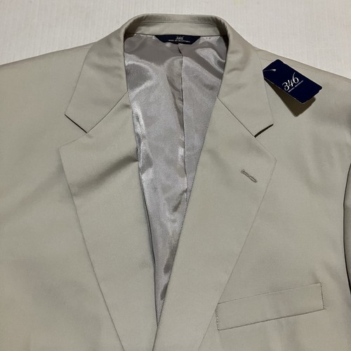 $230 NWT 346 Brooks Brothers Men's Stretch Blazer 46L Beige Casual Business