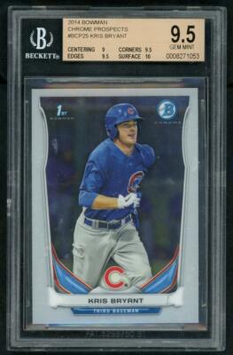 2014 Kris Bryant Bowman Chrome Prospects #BCP25 BGS 9.5 | eBay