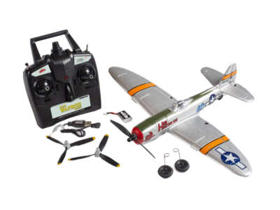 Rage RC A1307 P-47 Thunderbolt Micro RTF Airplane with PASS (Pilot Assist Stabil