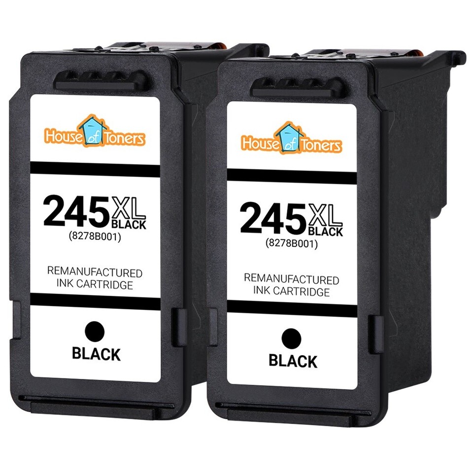 Compatible Ink Cartridge Set For Canon PG-245XL & CL-246XL - Refurbished, 3-Year Warranty