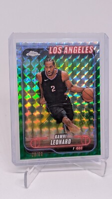 2024-25 Topps Chrome Kawhi Leonard #120 Green Geometric /99