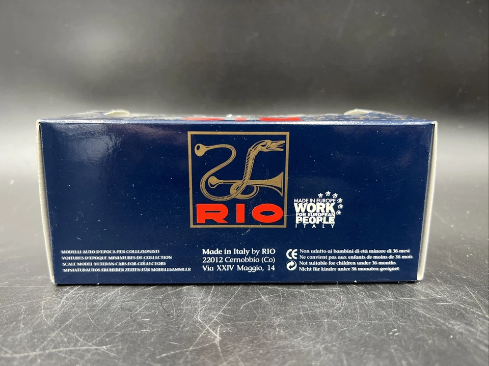 1/43 Rio Volkswagen Versión Invierno Con Madera Esquí Escarabajo #SL 057 Hecho en Italia Foto 3 de 4