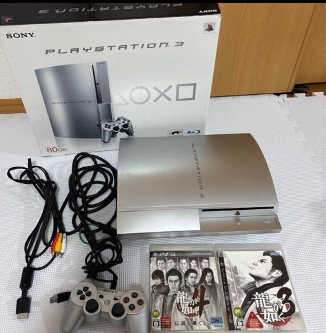 PLAYSTATION 3 (80GB) PS3 Satin silver SONY CECHL00 Video PLAYSTATION 3 (80GB) PS3 Satin silver SONY CECHL00 Video
