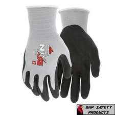 MCR Safety NXG Work Gloves Foam Nitrile Micro Foam Palm Coated 9673 (12 PAIR)