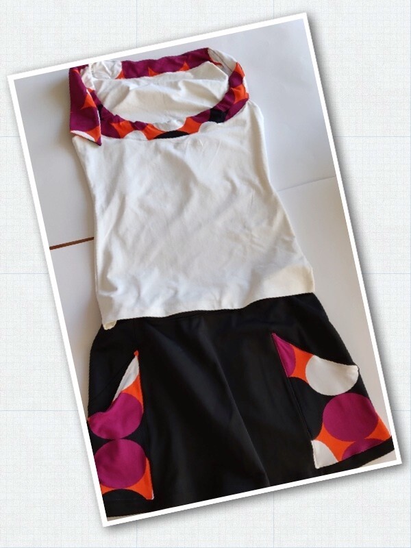 conjunto padel /tenis/tennis/golf   top tank y falda/skirt con shorts