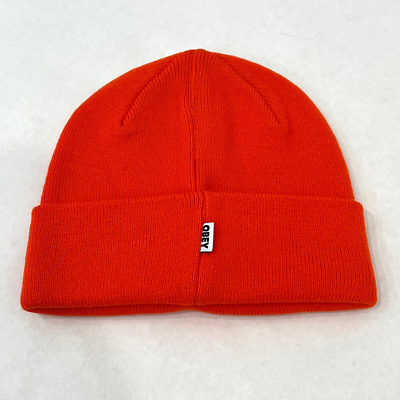 Obey Beanie Gemma Red Orange OSFM NWT Snowboard Ski Winter  display picture 1