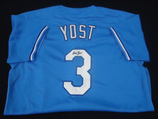 NED YOST Signed Custom ROYALS Jersey - JSA CERTIFIED!