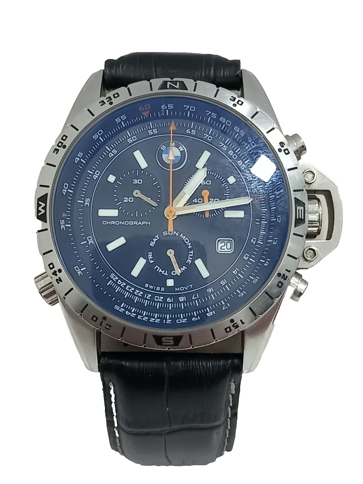 Caja de Plata BMW Relojes de pulsera