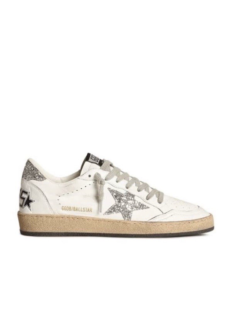 スニーカー Golden  'Ball star' sneakers Golden Goose Ball Star Sneaker White Leather/Gold/Black