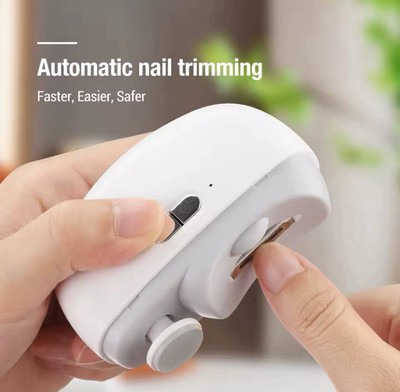 USB Automatischer Elektrischer Nagelknipser mit Reinigungsbürste
