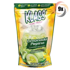 9x Packs Klass Cucumber Lemonade Drink Mix | 14.1oz | No Artificial Flavors