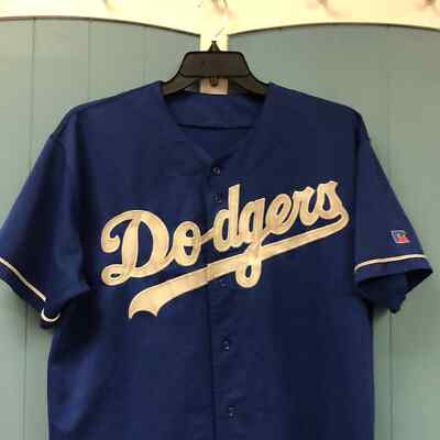 Russell Athletic LA Los Angeles Dodgers Blue Jersey Made in USA