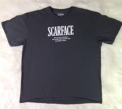 ORIGINAL VINTAGE HE WAS TONY MONTANA SCAREFACE SHIRT (L) | eBay