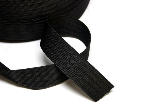 25mm binding tape - Bias binding tape - Polyester. Black - Picture 3 of 6