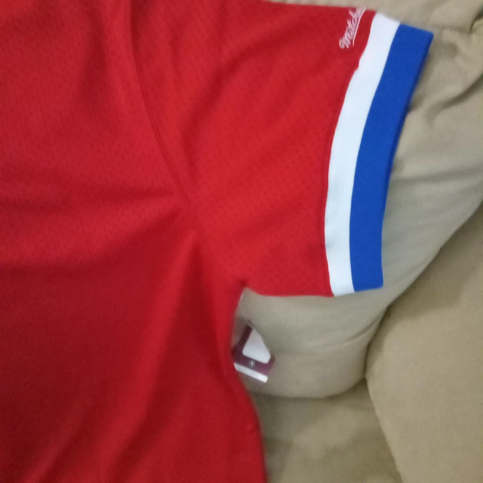 Camiseta deportiva Mitchell & Ness Dr J Julius Erving #6 All Stars malla cuello redondo 4XL nueva con etiquetas Foto 4 de 4