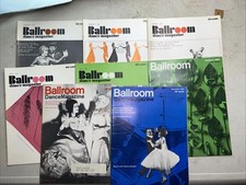 VINTAGE BALLROOM DANCE MAGAZINE LOT OF 8 1900s