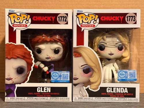 Funko Pop! Movies Chucky Glen & Glenda 2 Piece Set