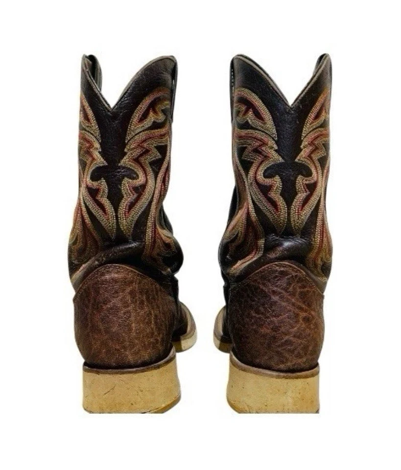 Botas de trabajo Justin #5008 Techno de cuero impermeable crepé para hombre punta redonda talla 11 Foto 4 de 4