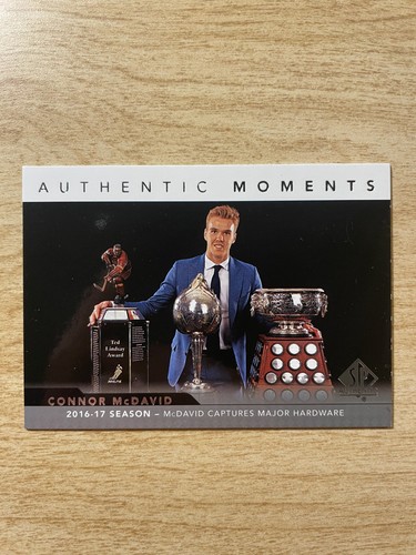 2017 SP Authentic Connor McDavid #104 card