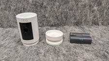 Ring 5UM7E5 White Stick Up Cam Battery Security Camera - For Parts