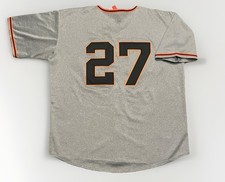 Juan Marichal San Francisco Jersey Men’s XL 1962 Giants Road Gray Retro 