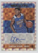 2017-18 Panini NBA Hoops Rookie Auto Damyean Dotson #RA-DDS Auto fm0