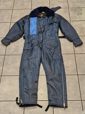 Vintage Walls Coveralls Mens M Blue Insulated Blizzard Pruf Retro Snowsuit USA