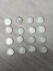 Lot Of 16 90% Roosevelt Silver Dimes Coins 1950 - 1956 Inc 1950S 1951D 1952D 53D