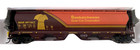 Bachmann Ho 4 Bay Cylindrical Grain Hopper w/light Saskatchewan 73802 New in box — photo 1