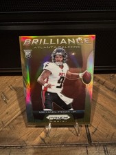 2024 PRIZM DECA BRILLIANCE GOLD PRIZM #1 MICHAEL PENIX JR. /10 SSP CLEAN