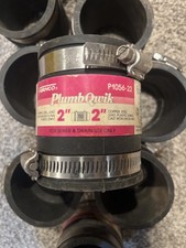 Set of 13 Fernco PlumbQwik 2" Flexible Coupling For Cast Iron PVC DWV P1056-22