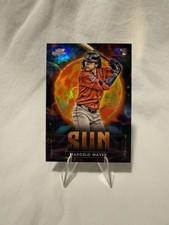 2025 Topps Chrome Cosmic Marcelo Mayer Rookie Planetary Pursuit Sun Red Sox