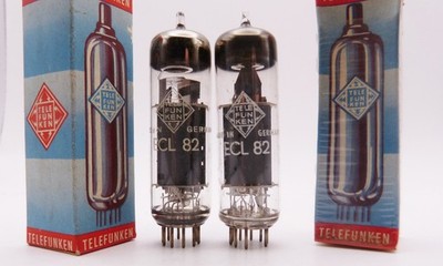 2x     TELEFUNKEN ECL82 6BM8     Neu in OVP / new old stock in box    
