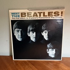 The Beatles &ldquo;Meet The Beatles&rdquo; Vintage Vinyl Mono LP Capital Records