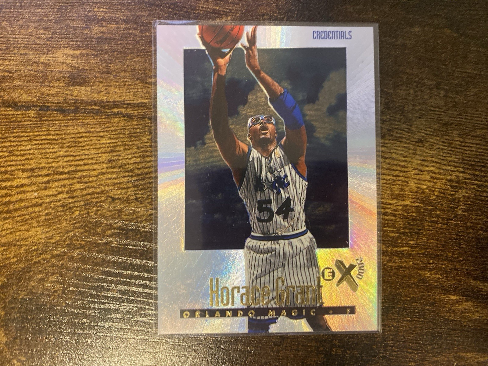 1996-97 EX-2000 Horace Grant Credentials /499 #50 Magic